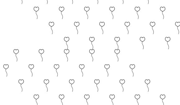 Black and White Hearts