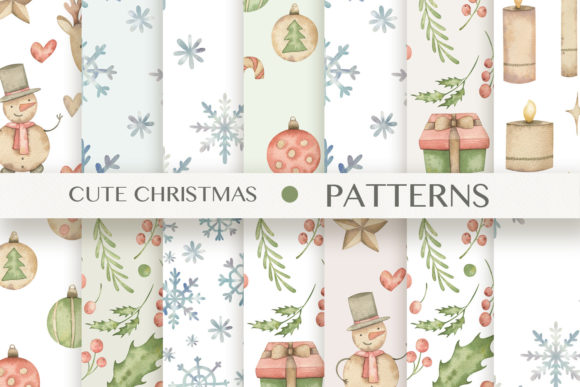 Cute Christmas Seamless Pattern: A Versatile Design for Creative Projects