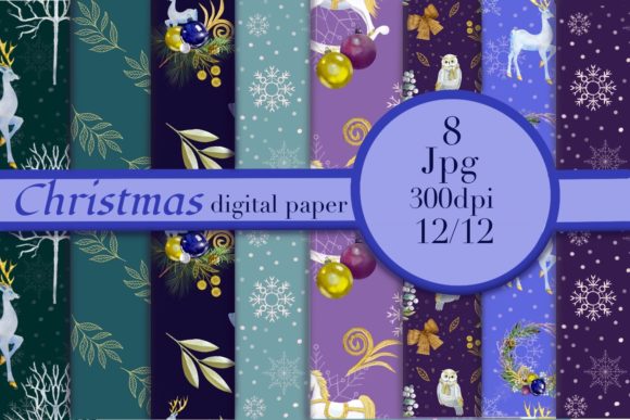 Discover the Magic of Christmas Digital Paper Pack