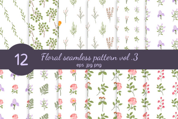 Floral Seamless Pattern Vol 3: A Comprehensive Guide to Design Flexibility