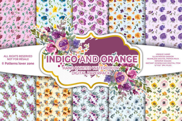 Floral Watercolor Seamless Pattern VLO34: A Versatile Design for Modern Creativity