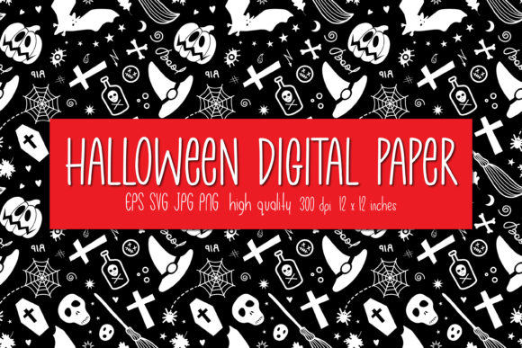 Halloween Gothic Digital Paper