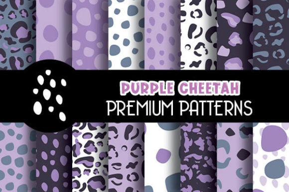 Purple Cheetah Animal Print Papers: A Creative Resource for Every Project